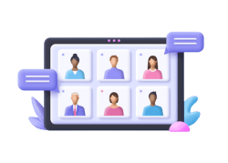 remote work illustration